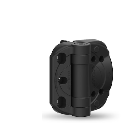 Safetech Hardware Heavy Duty Self-Closing Vinyl Gate Hinges, Black SHC-135